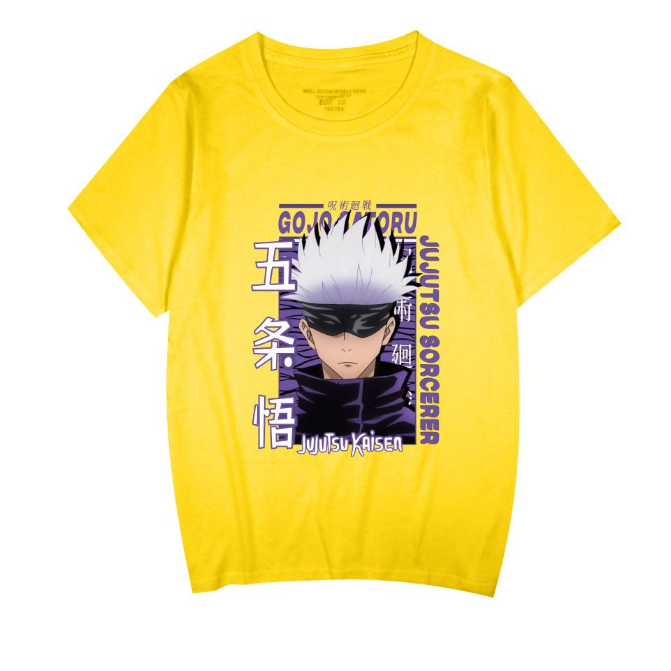 NEW Arrival Women/Men's Casual Jujutsu Kaisen Anime Printed Short Sleeve T-shirt Funny Tee Shirts O-neck Cool Tops