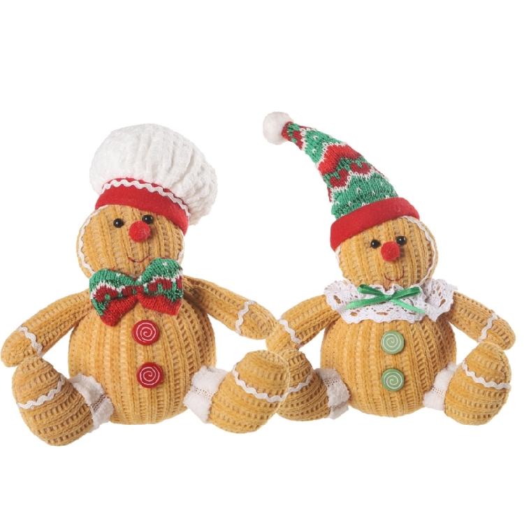 2 Stück Handgefertigte Lebkuchen-Tischdekoration für Valentinstag, Hochzeit, Geburtstag