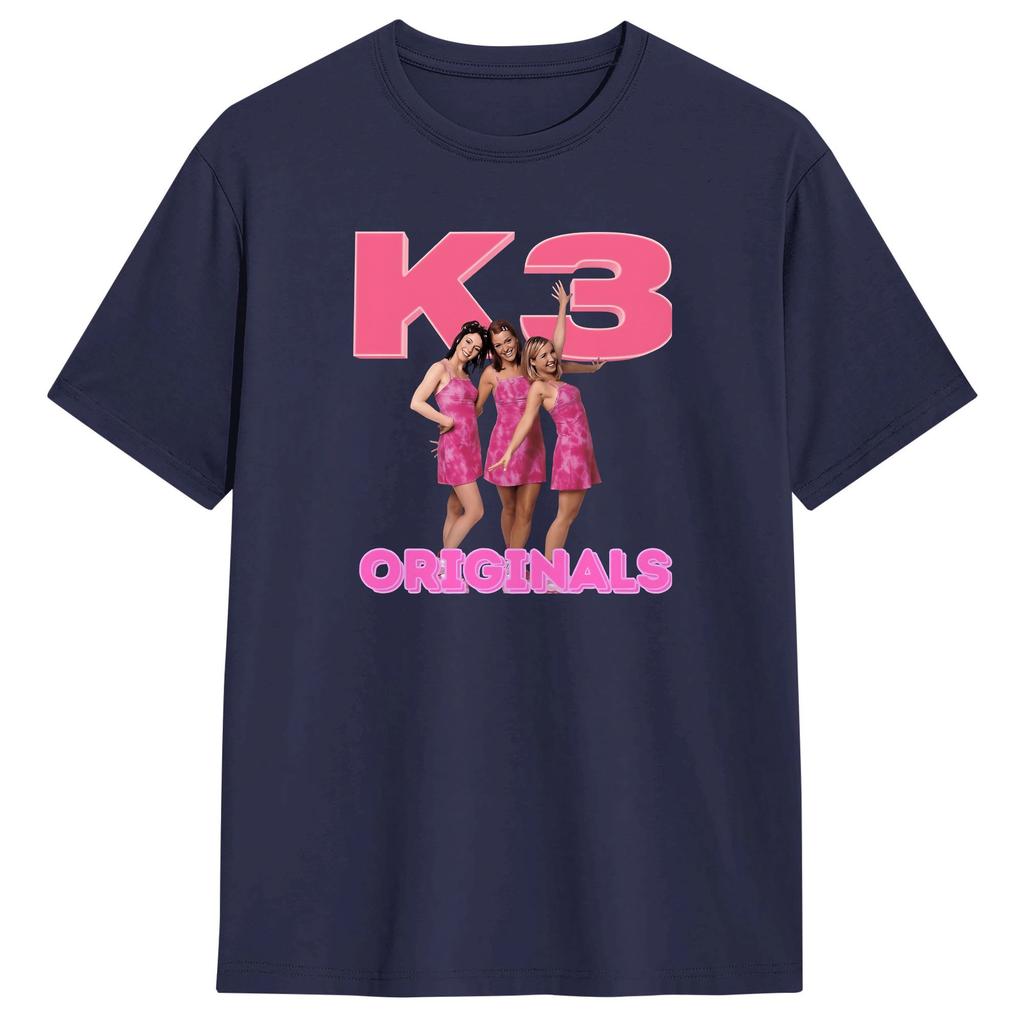 2026 K3 Studio100 T-Shirt Sommer Baumwoll-T-Shirts für Unisex Neuheit Lässig Weiches T-Shirt Kurze Ärmel Y2K Lässige Streetwear Kleidung