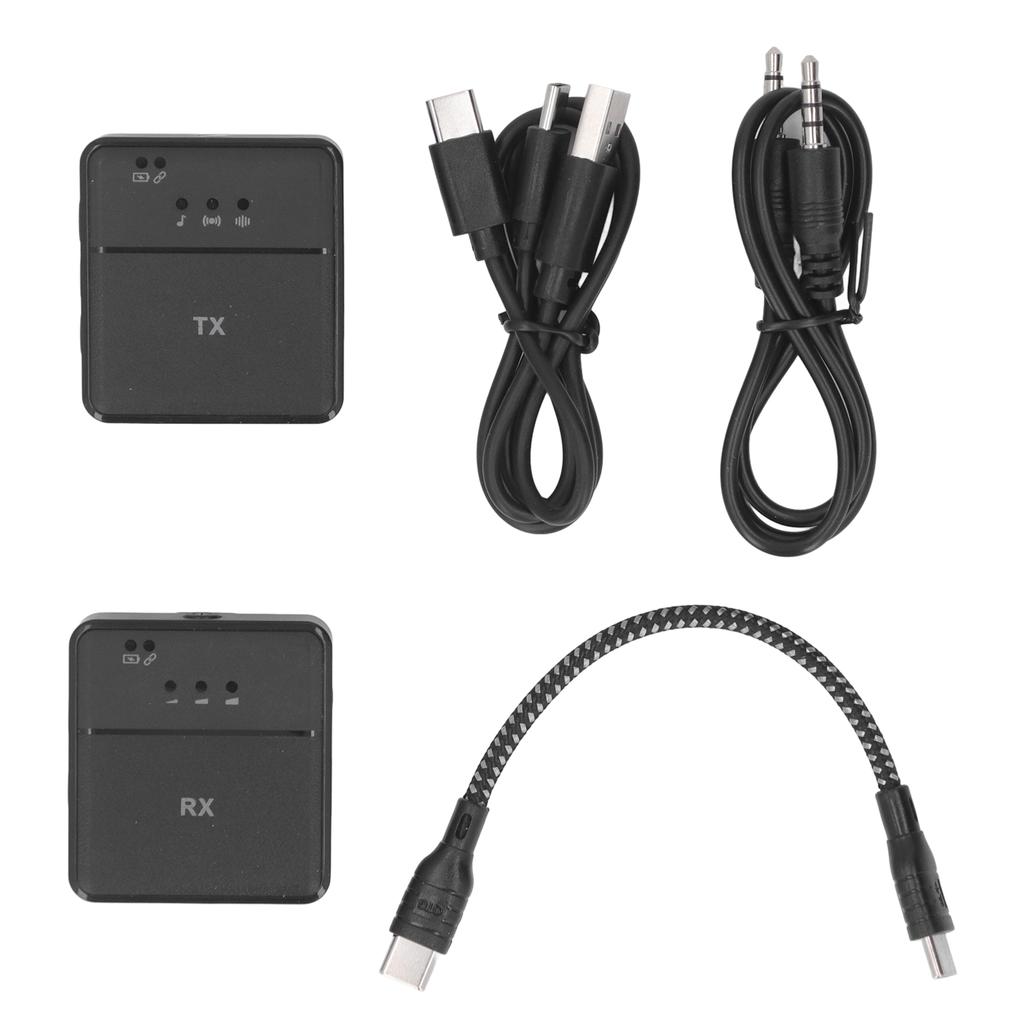 Drahtloses Lavalier-Mikrofon Mini Tragbar Rauschunterdrückung Omnidirektionale Aufnahme Starke Anti-Interferenz Clip-On