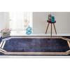 Tapis de salon REBELLE, Noir Dimensions - 80x150