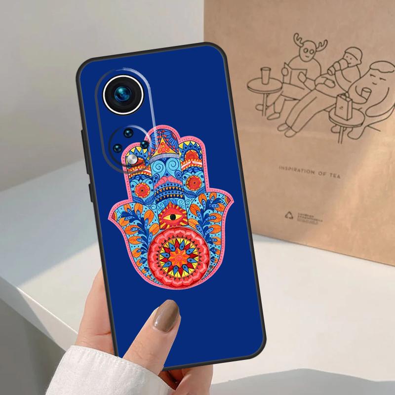Hamsa Hand of Fatima For Honor Magic 8 Pro 7 6 5 Lite Case For Honor Win RT 200 400 50 70 90 X8b X9a X9b X9c X9d