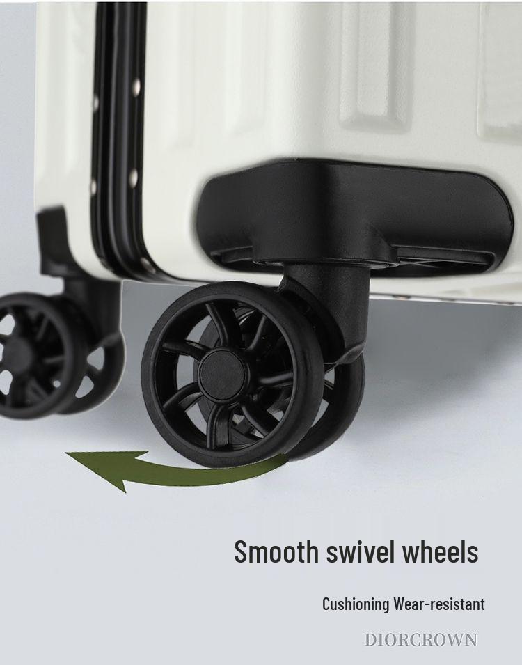 20-inch Scratch & Wear-Resistant Multifunctional Travel Trolley Suitcase