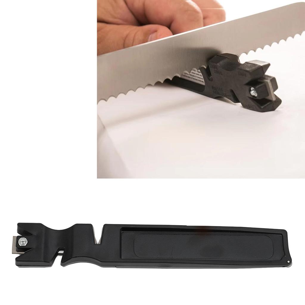 4 in 1 Kitchen Blade Sharpener Plastic Portable Handheld Blade Polishing Tool for Fast Sharpening