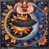 Sun Moon Pattern Astrology Tablecloth Tarots Divinations Tablecloth Altars Cloth Divinations Board Game Accessory