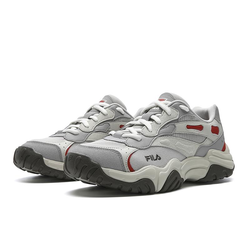 FILA Koral Coral Shoes Comfortable Durable Breathable Dad Shoes Men sneaker Gray F12M612107FMP