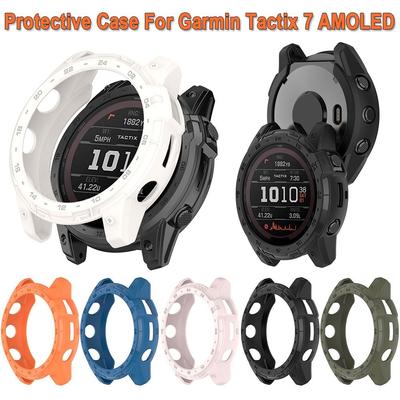 Coque de Protection Bumper Protecteur d'Écran Coque de Bordure Nouvelle pour Montre Connectée Garmin Tactix 7 AMOLED