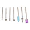 7pcs Nail Drill Bit Set Stainless Steel Portable Professional Fast Removal Nail Grinding Bits