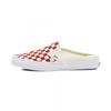 Classic Slip On Mule  Checkerboard  Racing Red White Vn0004kttlf1 Classic Slip On Mule  Checkerboard  Racing Red Classic White