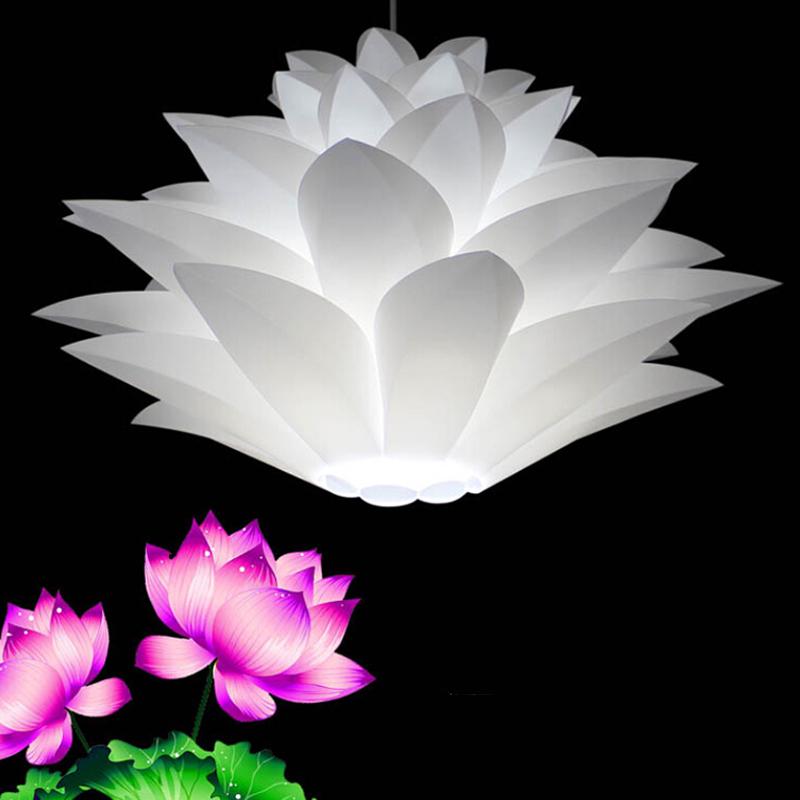DIY Lotus Chandelier Lampshade Beautiful Decoration Romantic Lighting Cover