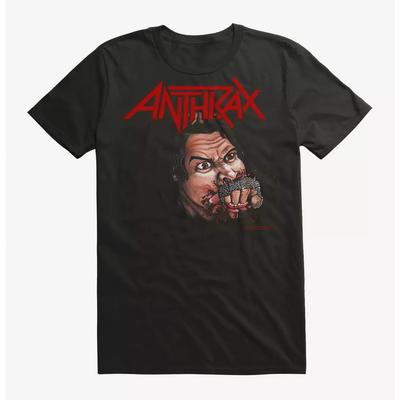 Anthrax Fist Full of Metal Band TShirt Cotton Graphic Tee Unisex Unisex Summer Streetwear