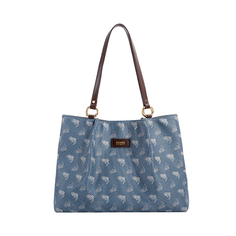 MARK FAIRWHALE Women's Retro Large Capacity Tote Shoulder Bag