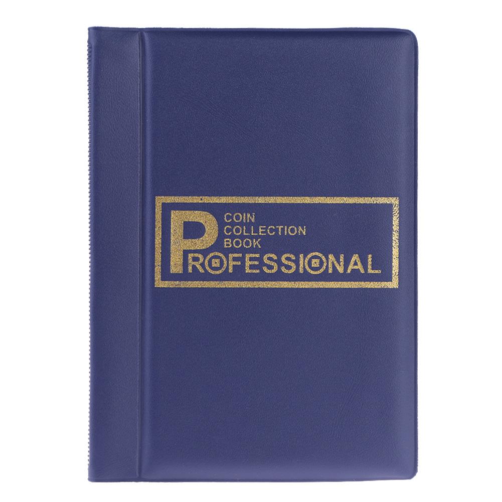 

Альбом для коллекции монет на 120 карманов, гладкая книга для коллекции монет из ПВХ, прозрачные памятные держатели для монет, аксессуары для дома