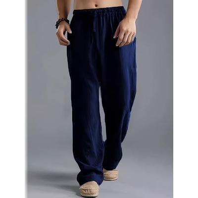European American Men's Loose Breathable Casual Sports Pants