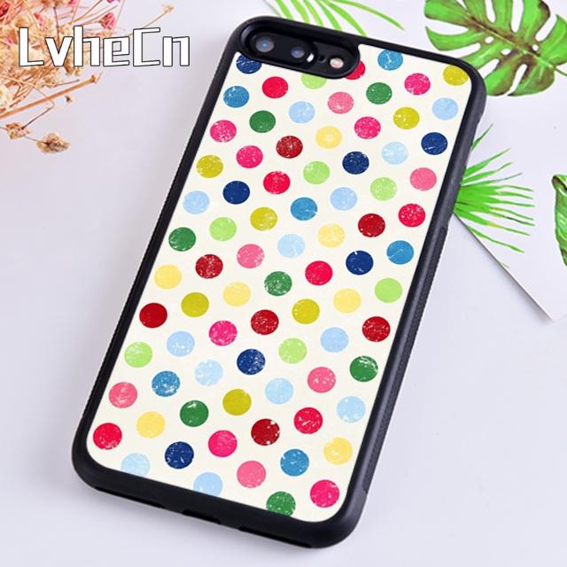 Polka dots Colorful Phone Case For iPhone 17 Air 14 15 16 16e 13 12 Max Cover For Apple 11 Pro Max Plus plus