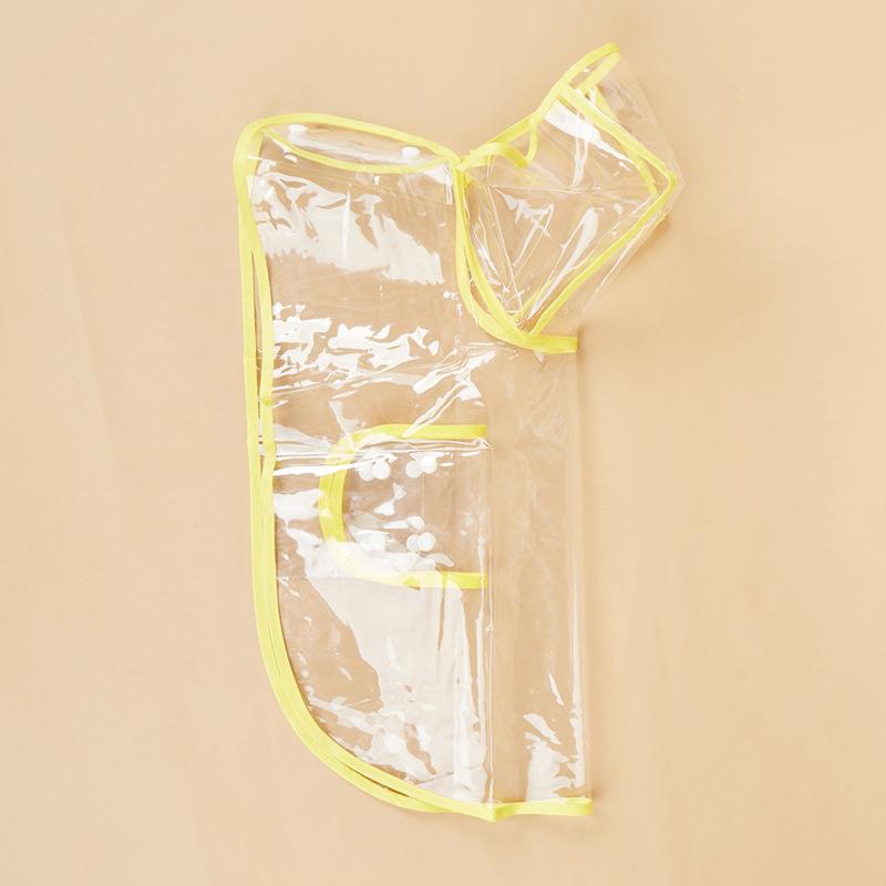 Водонепроницаемый дождевик для кошек породы сфинкс, водонепроницаемая одежда для питомцев, для котят Garfield, дождевик-пончо, дождевик для питомцев XS-advise 0.5-1.2kg жёлтый