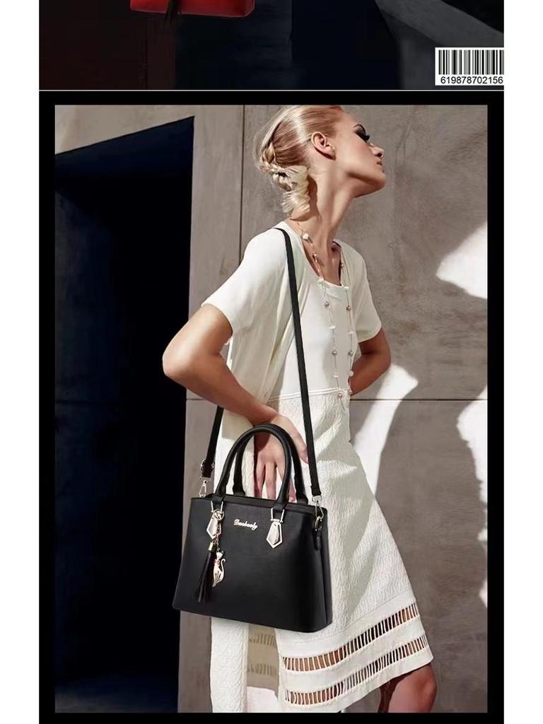 Borsa a Mano Elegante da Donna Stile Hong Kong – Borsa a Tracolla e a Spalla di Grande Capacità