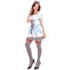 Halloween Wonderland Alice Maid Dress Cosplay Uniform Queen Party Costume