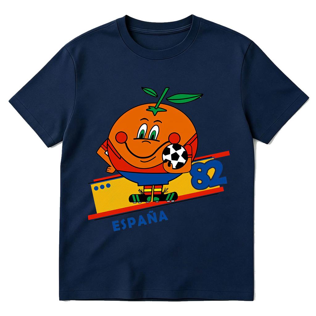 Unisexs Tshirt Naranjito Espana 82 Spain Mascot 1982 Football Funny Tshirt Unisexs Unisex Clothing Fashion Cotton Short Sleeve Top
