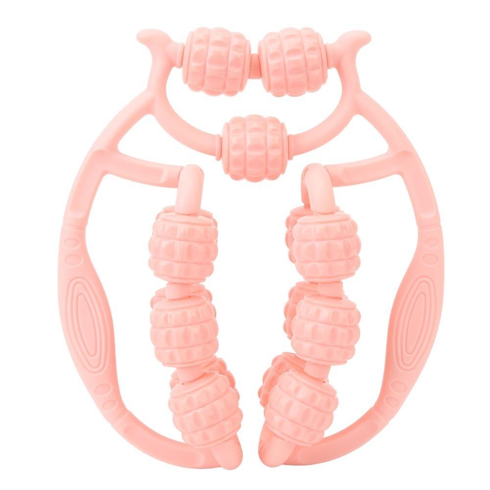 15 Wheels Muscle Roller Multipurpose Use Circular Leg Clamps Handheld Massage Roller  Home Use