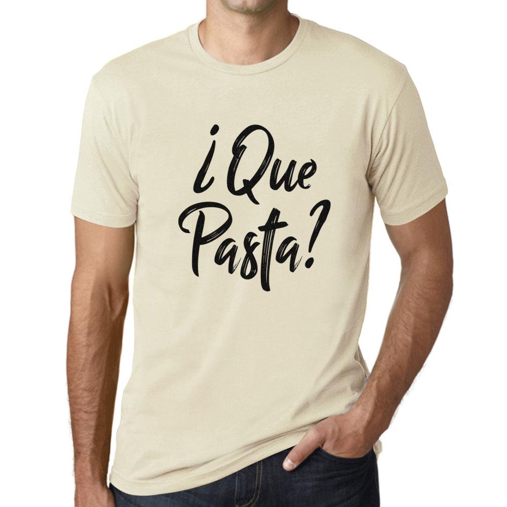 Ultrabasic Homme T-shirt Graphique Que Pasta Lettres Imprimees T-Shirt