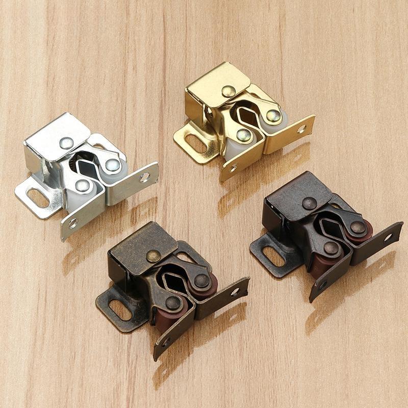 NAIERDI 2PCS Magnetschrank Fänge Türstopper Dämpfer Puffer mit Schrauben Möbelbeschläge