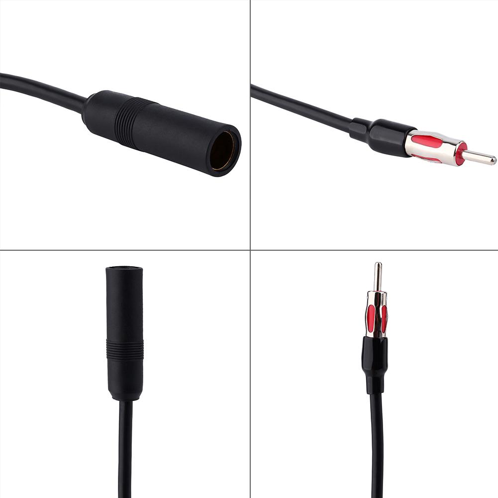 Car Radio Stereo Installation Male To Female Antenna Adapter Extension Cable