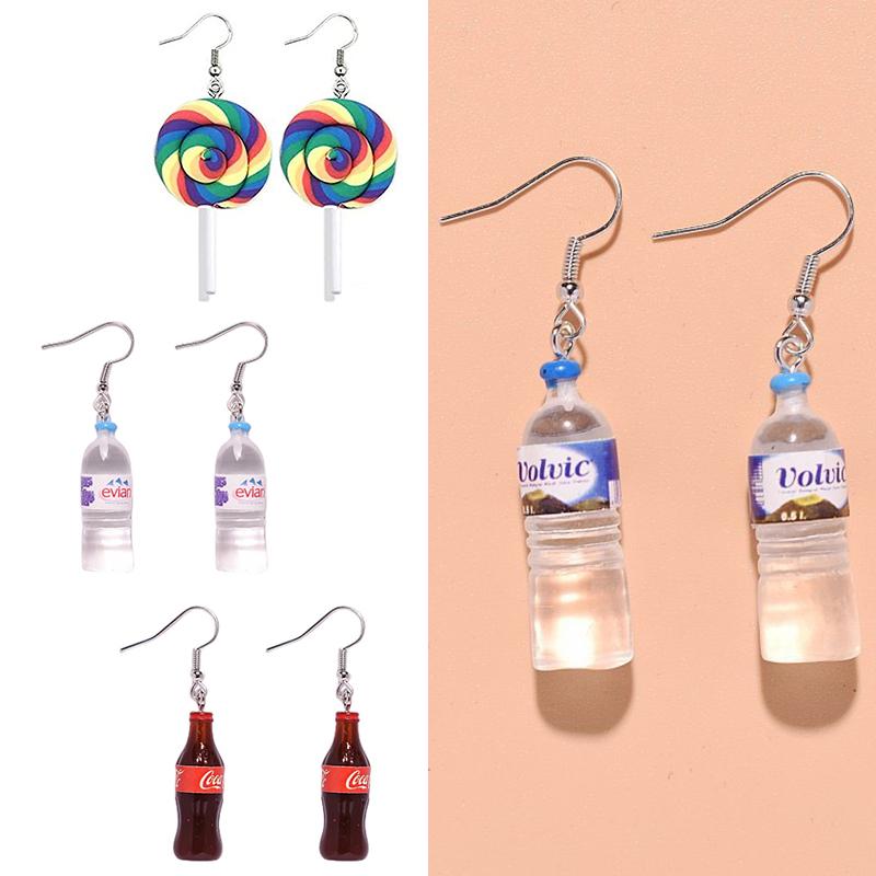 1 Paio Orecchini a Goccia in Resina Fatti a Mano Carini per Donne Ragazze Divertenti Animali Cartoni Animati Coniglio Anatra Piercing Orecchio Gioielli Regalo
