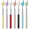 Telescopic Children's Pointer Pen: Stainless Steel Retractable Teaching Stick with Macaron Colors