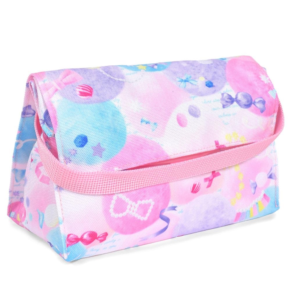 COLORFUL CANDY STYLE Lunch Standard Fluffy and Cute Candy Pop Bag, PET,