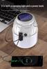 Rechargeable Solar Camping Lantern - Long Battery Life, Emergency & Outdoor Tent Light