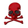 Skull & Crossbones 3D Metal Emblems Waterproof Auto Decal Unique for Autos & Motorbikes Add a Touch of Personality