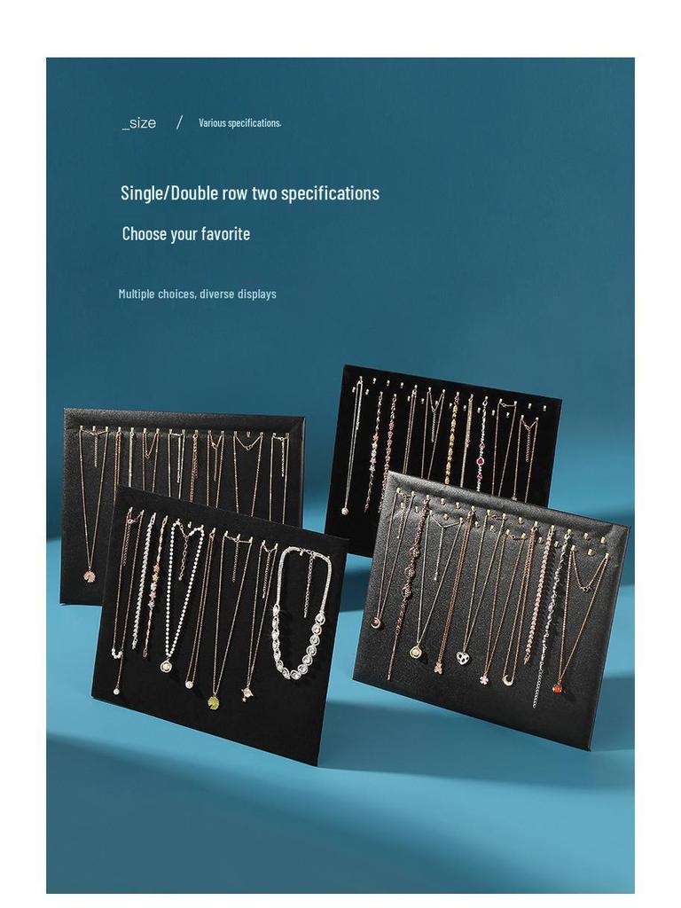 Gold Hook Jewelry Display Stand for Necklaces and Bracelets