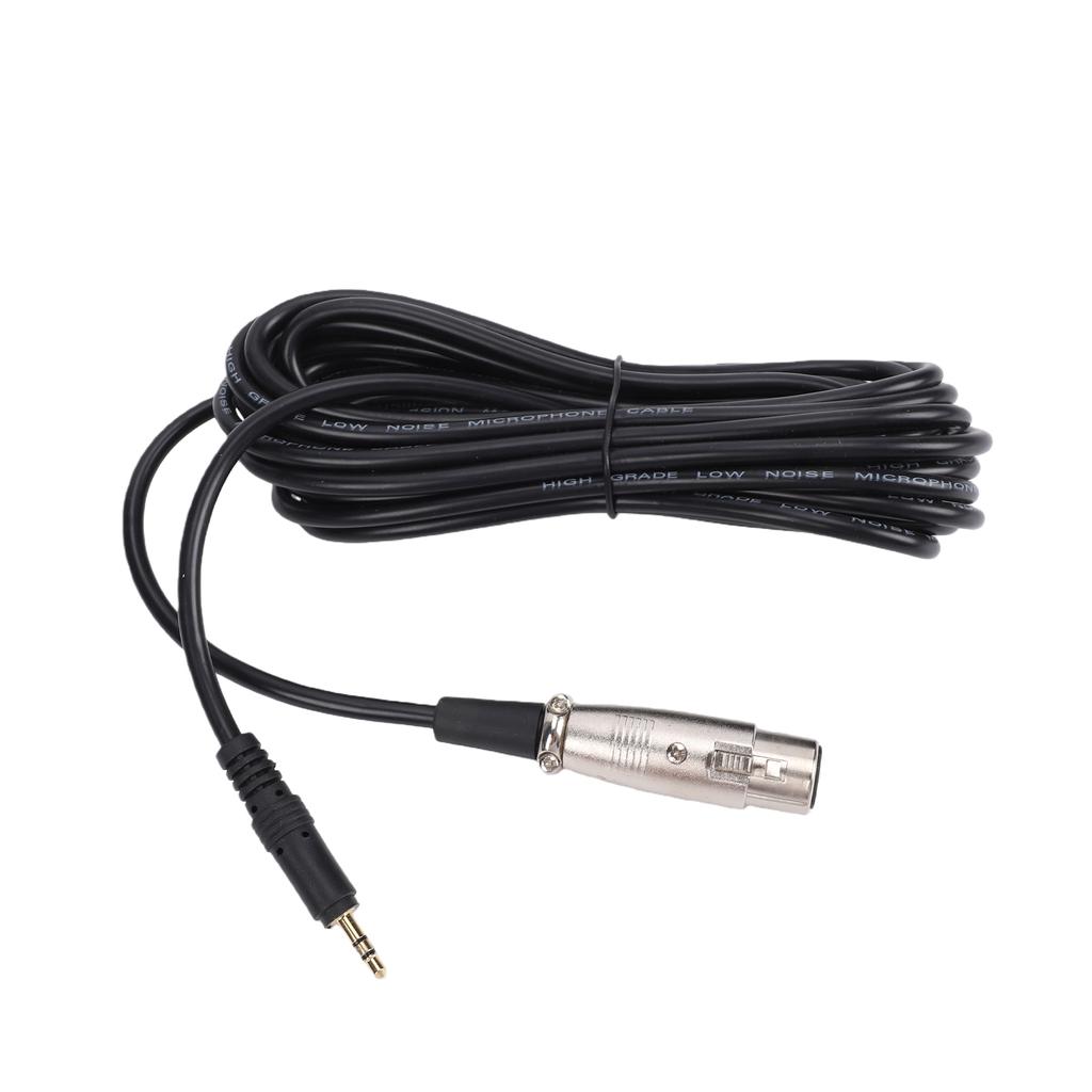XLR to 3.5MM Cable 20 FT, OFC Microphone Adapter Cable Compatible with Condenser and Dynamic Microphones, Mixing