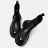 Women Platform Women Snow Ankle Boots Mid Heels Shoes Designer Knitting New Sock Boots 2024 Trend Winter Chunky Botas De Mujer