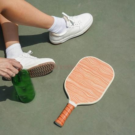 Beautiful Pickleball Racket Carbon Fiber Ultra Light Student Competition Training Racket
