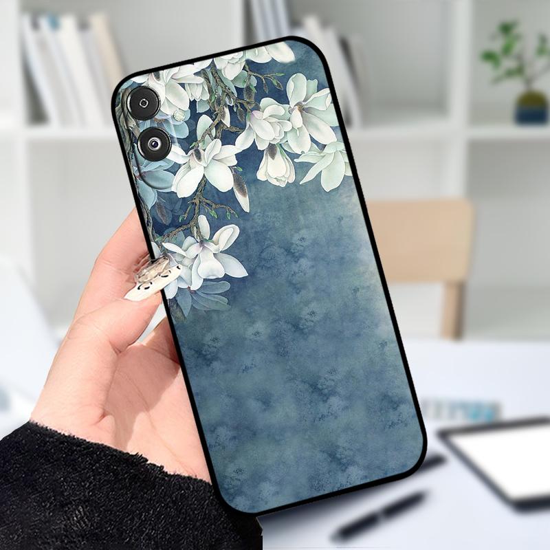 For Samsung F14 M14 5G Soft Case Fashion Printing Black Silicone TPU Phone Cover For Samsung Galaxy A14 4G 5G Shockproof Cases