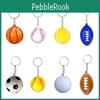 Trending Pu Basketball Keychain Foam Soccer Children's Sporting Toy Decorative Ornament Active Souvenir
