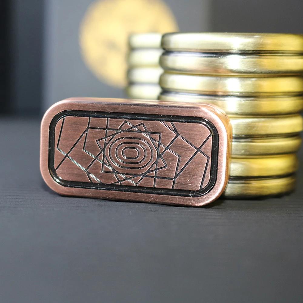Pressure Resistant Magnetic Fidget Slider Camera Shaped ADHD Push Slider Toy Metal Press Click Anxiety Relief Adult Fidget Toys