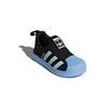 Adidas Originals Superstar 360 Low Top Walking Shoes Baby Shoes Black Blue AQ0205