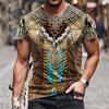 Men's Unisex T shirt Tee Graphic Prints Crew Neck  3D Print Outdoor Street Short Sleeve Print Clothing T-Shirt For Men