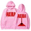 Japanese Anime Akira Harajuku Hoodie Science Fiction Movie Shotaro Kaneda Hooded Sweatshirt Oversized Long Sleeve