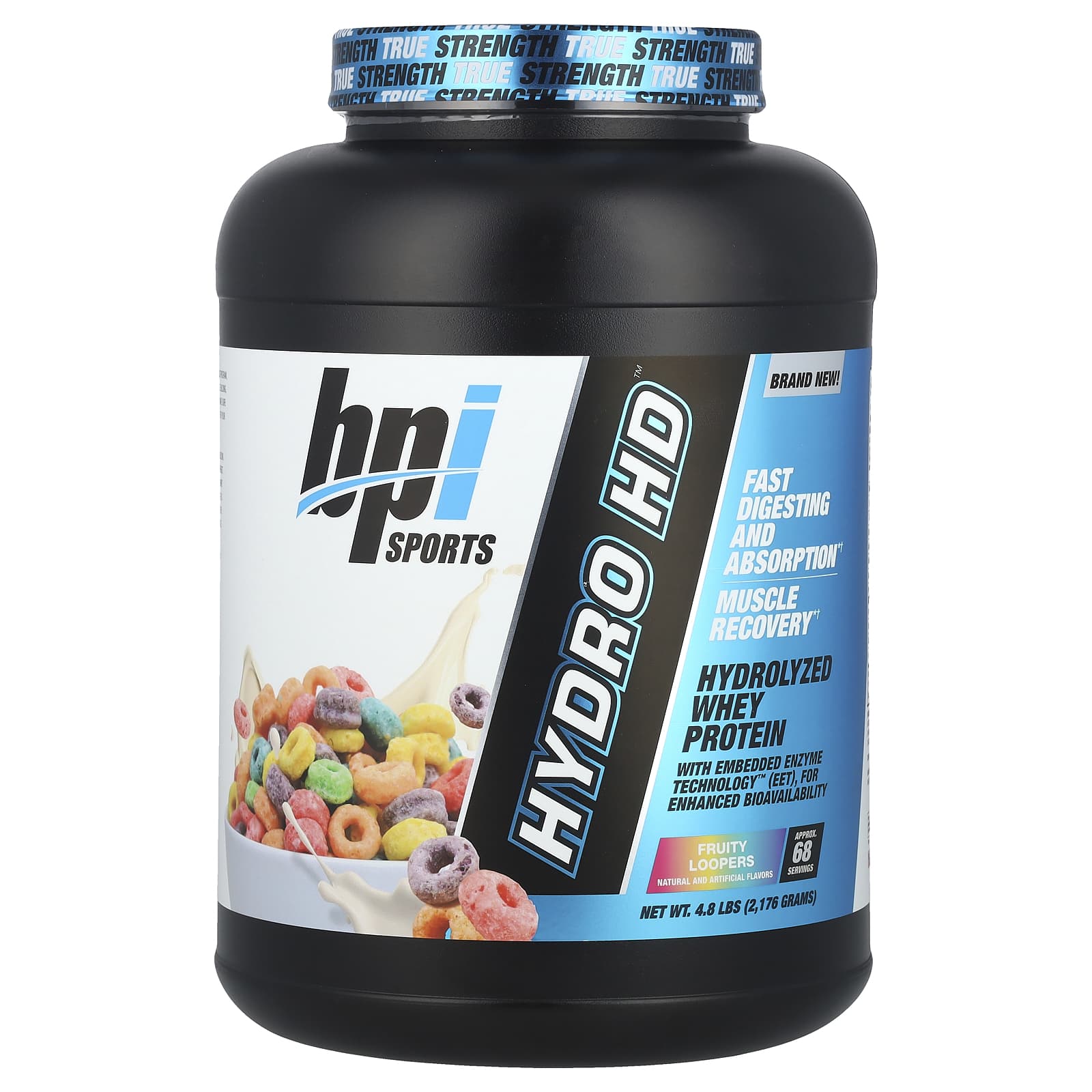 

Hydro Hd™, Hydrolyzed Whey Protein, Fruit Looper, 2,176G (4.8Lb)