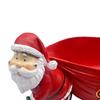 Santa Decor Statue with Storage Bowl, Desktop Organizer ,Christmas Sculpture, Key Holder Sundries Container for Desktop Cabinet