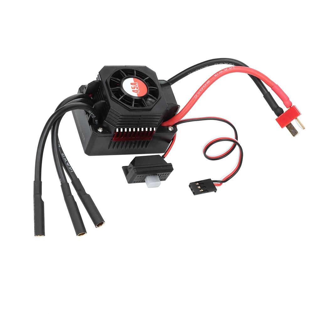 GTSKYTENRC 45A Brushless Waterproof Electric Speed Controller ESC for 1 10 1 12 RC Car