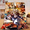 1PC Goku Anime Flannel Blanket Gift, Suitable for Both Men And Women, Soft Ideal for Beds And Sofa, Birthday Or Christmas Gift