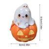 Halloween Ghost Pumpkin Ornament Resin Halloween Spooky Ghost Statue for Home Office & Party Decor
