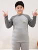 Fat Child Pure Cotton Pajama Set: Boys & Girls Warm Underwear, Plus-Size Base Layer, Autumn/Winter Sweater and Pants