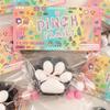 Sensory Toy Cartoon Fidget Toy Plush Pinch Decompression Toy Black Cat Paw Squeeze Toy  Funny Toys