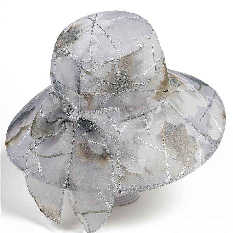 Hat Ladies Sun Hat Spring Summer Sun Hat Eaves Breathable Sun Protection Grandma Bucket Hat